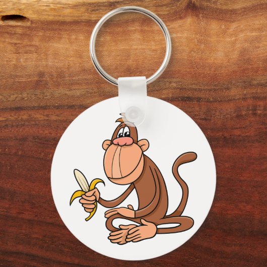 aap met bananen sleutelhanger (Voorkant)
