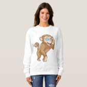 aap met bril trui (Voorkant volledig)