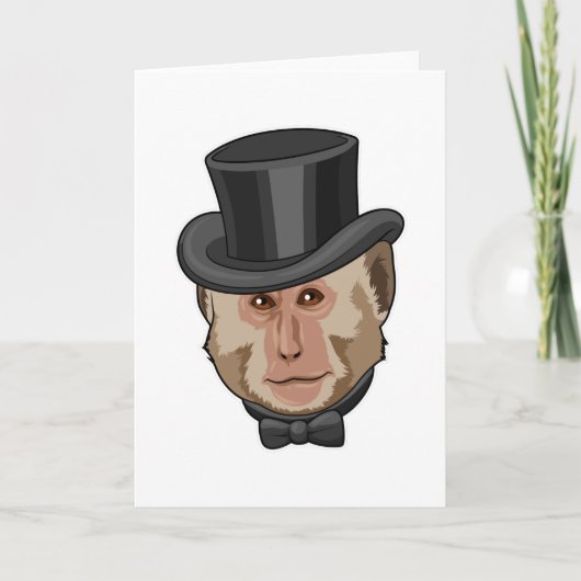 aap met Cylinder Kaart (Voorkant)