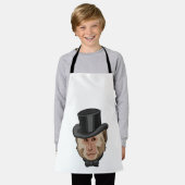 aap met Cylinder Schort (Gedragen)