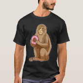 aap met Donut T-shirt (Voorkant)