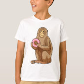 aap met Donut T-shirt (Voorkant)