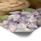 Aap met een boeket viooltjes | Gabriel von Max Poster (Hoek)