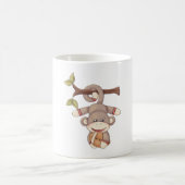 aap met een Football Koffiemok (Center)