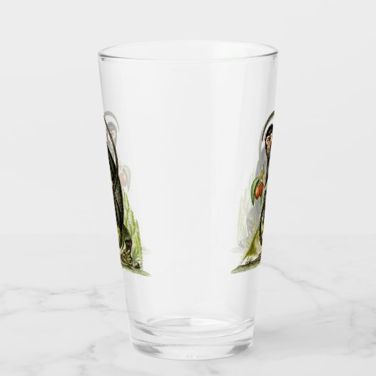 Aap met fruit glas (Rechts)