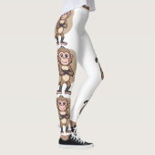 Aap met kalme zelfverzekerdheid –Minimale lifestyl Leggings (Rechts)