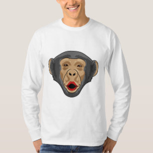 aap met Kiss-mond T-shirt