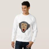aap met Kiss-mond Trui (Voorkant volledig)