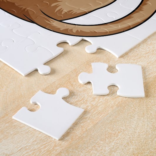 aap met Lollipop Legpuzzel (Zijkant)