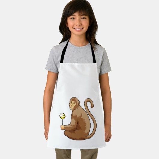 aap met Lollipop Schort (Insitu)