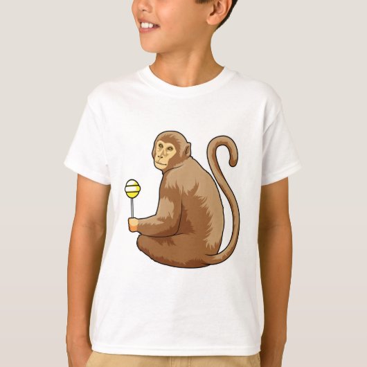 aap met Lollipop T-shirt (Voorkant)