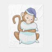 aap met Pillow en Sleepyhead Fleece Deken (Voorkant)