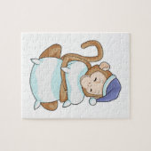 aap met Pillow en Sleepyhead Legpuzzel (Horizontaal)