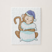 aap met Pillow en Sleepyhead Legpuzzel (Verticaal)