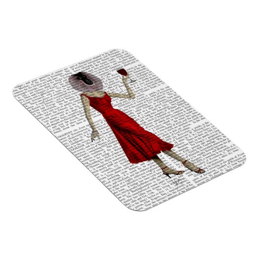 aap met wijn magneet (Rechterzijde)