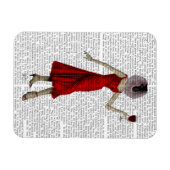 aap met wijn magneet (Horizontaal)