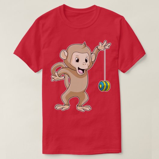 Aap met Yoyo T-shirt (Design voorkant)