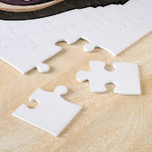 aap met zwarte stoelen legpuzzel (Zijkant)