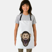 aap met zwarte stoelen schort (Insitu)