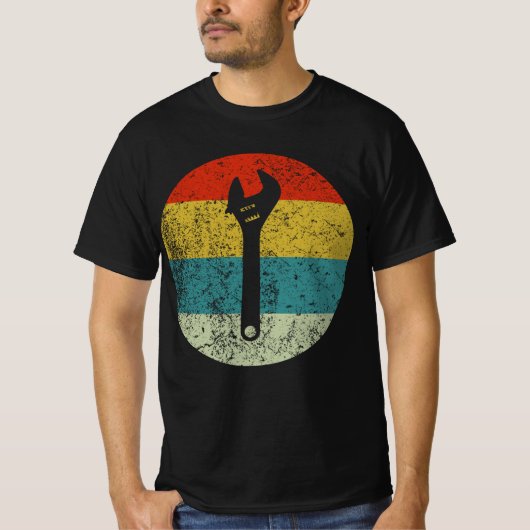 AAP MOERSLEUTEL retro  silhouet 70s T-shirt (Voorkant)