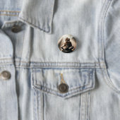 Aap Monnik Knop Ronde Button 3,2 Cm (In situ)