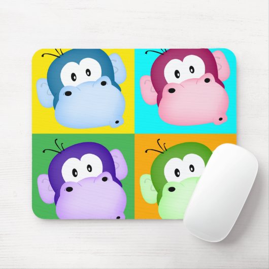 aap muismat (Met muis)