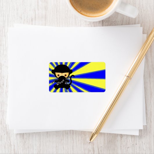 Aap Ninja Kawaii stijl Etiket (Insitu)