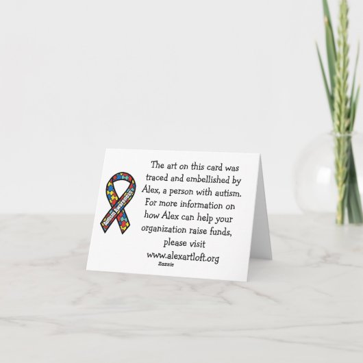 Aap Notecard Kaart (Achterkant)