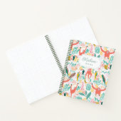 Aap Oerwoud Dieren Tropische bladeren Notitieboek (Binnen)