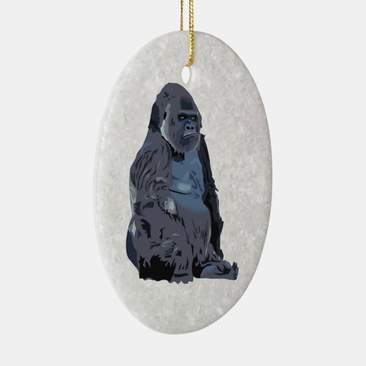 aap of gorilla keramisch ornament (Rechts)