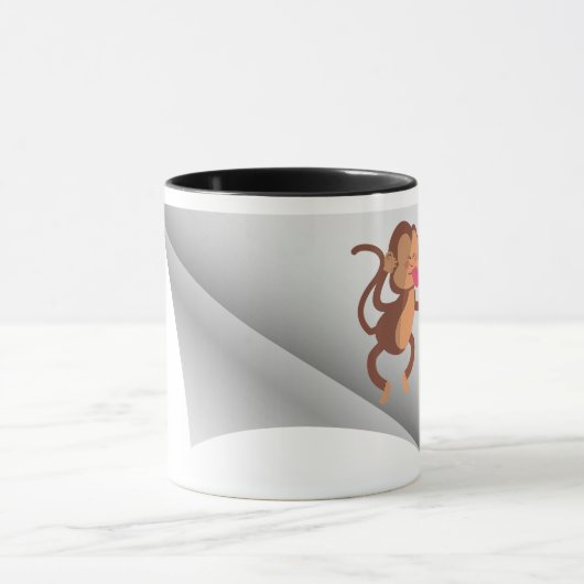 Aap onder de pleister mok (Midden)