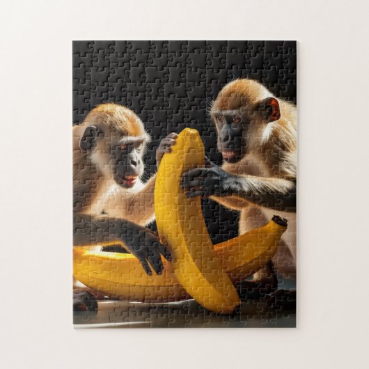 Aap ontwerp legpuzzel (Verticaal)