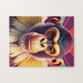 Aap ontwerp legpuzzel (Horizontaal)