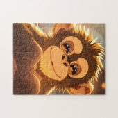 Aap ontwerp legpuzzel (Horizontaal)