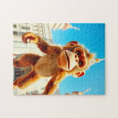 Aap ontwerp legpuzzel (Horizontaal)