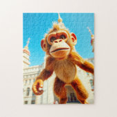 Aap ontwerp legpuzzel (Verticaal)