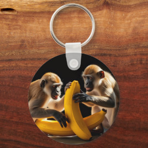 Aap ontwerp sleutelhanger