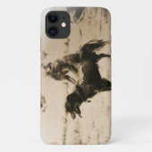 Aap op de rug van een hond genaamd Chiquito Case-Mate iPhone Case (Achterkant)
