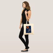 aap op de ruimtevlucht tote bag (Voorkant (model))