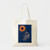 aap op de ruimtevlucht tote bag (Voorkant)