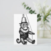 aap op een Briefkaart van het Koord (Staand voorkant)