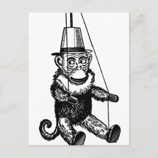 aap op een Briefkaart van het Koord