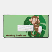 Aap op een Vine Design Desk Mat (Keyboard & Muis)