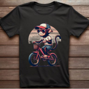 Aap op Fiets T-shirt