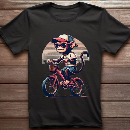 Aap op Fiets T-shirt