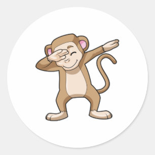 aap op Hip Hop Dance Dab Ronde Sticker