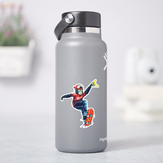 aap op skateboard 4-inch Kiss Cut Vinyl Sticker (HydroFlask)