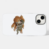 Aap Punch Grafiek, Baby Aap Orang-oetan Knuffel Case-Mate iPhone Case (Achterkant (horizontaal))