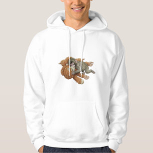 Aap Punch Grafiek, Baby Aap Orang-oetan Knuffel  Hoodie