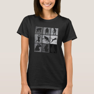 Aap Retro Vintage Wild Dier Voor Mannen Vrouwen T-shirt